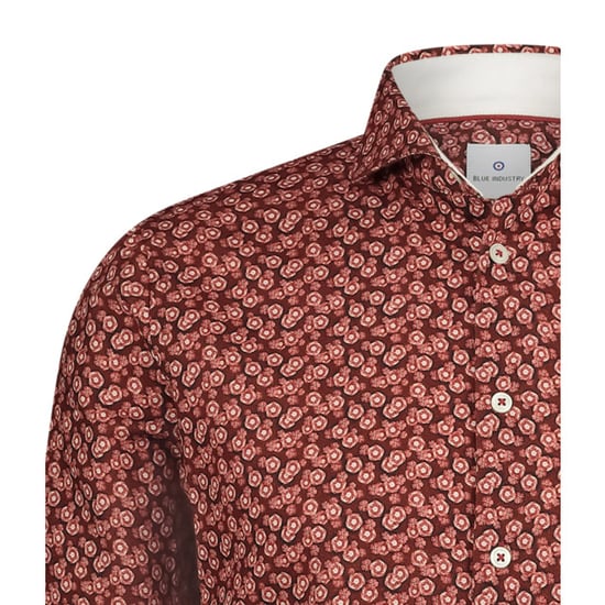 Blue Industry Katoenen print shirt | - Image 3
