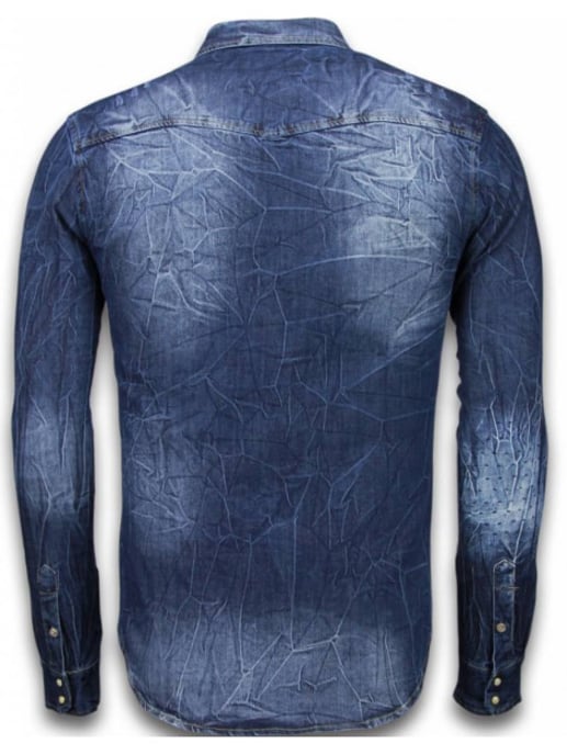 Enos Denim shirt spijker slim fit - Image 2