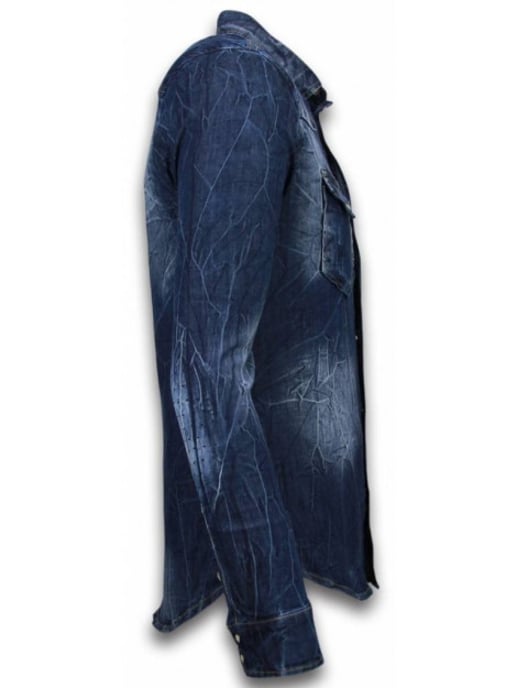 Enos Denim shirt spijker slim fit - Image 3