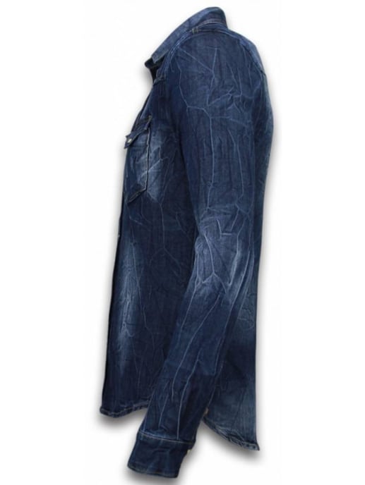 Enos Denim shirt spijker slim fit - Image 4