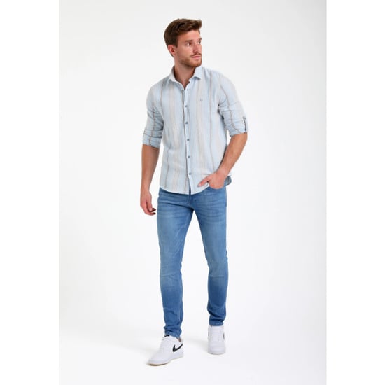 Gabbiano Heren overhemd 335547 4001 bright blue - Image 4