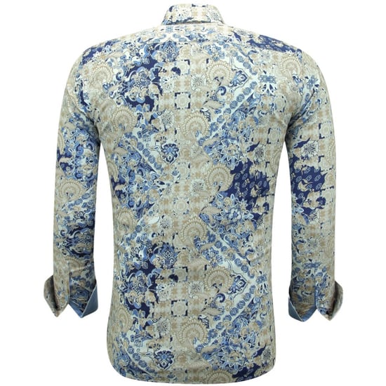 Gentile Bellini Print overhemden lange mouw slim fit - Image 2
