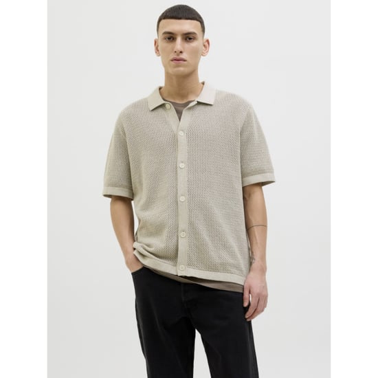 Jack & Jones Jprblaarto knit polo ss ln zand - Image 2
