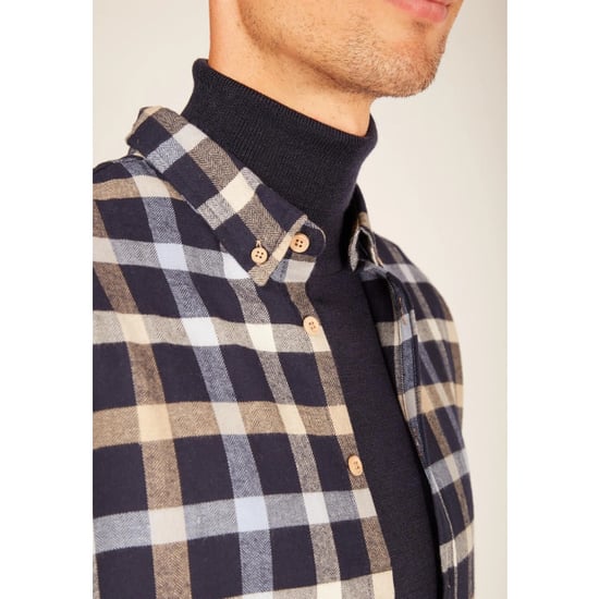 Kronstadt Check gr40 shirt ks3322 navy - Image 3