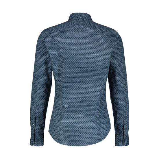 Lerros Heren overhemd 24810421 485 classic navy - Image 3