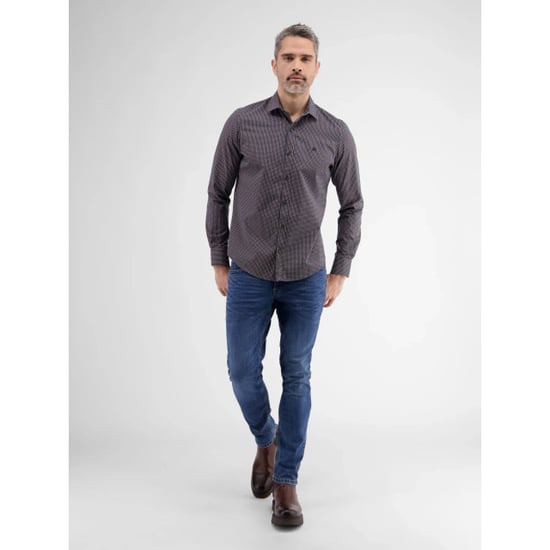 Lerros Modieus overhemd met geometrisch patroon - Image 4