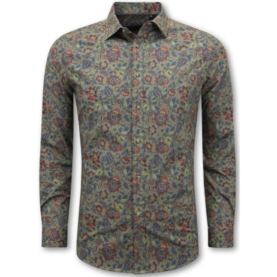 Local Fanatic Overhemden lange mouwen slim fit - Image 1