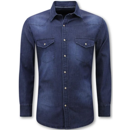 Local Fanatic Spijkeroverhemd denim - Image 1