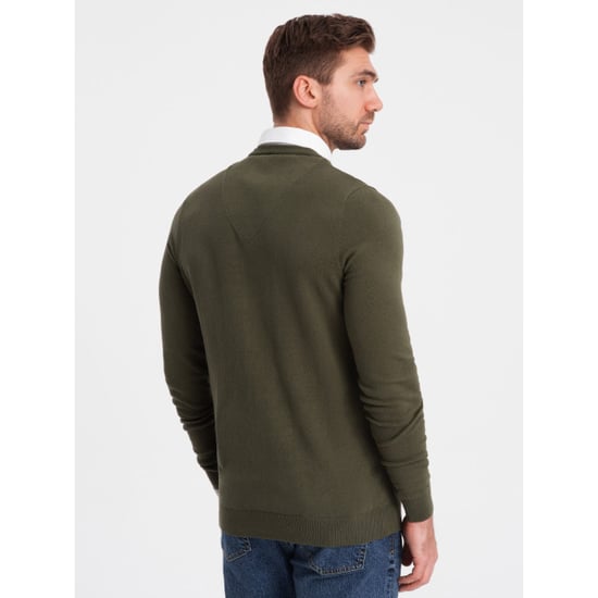 Ombre Trui heren vaste overhemd kraag groen cosenza - Image 3