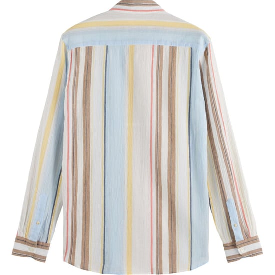 Scotch & Soda Crinkled voile stripe shirt multi stripe - Image 2