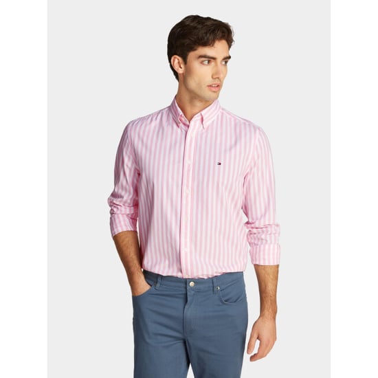 Tommy Hilfiger Casual hemd lange mouw flex poplin bold stripe rf mw0mw39159/0d1 - Image 5