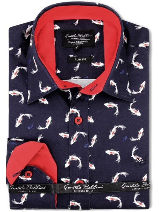 Tony Backer Met goudvis slim fit - Image 1