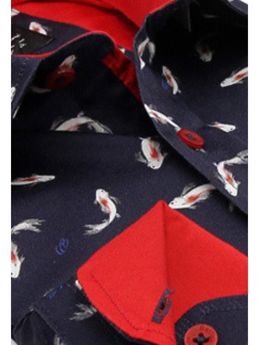 Tony Backer Met goudvis slim fit - Image 2