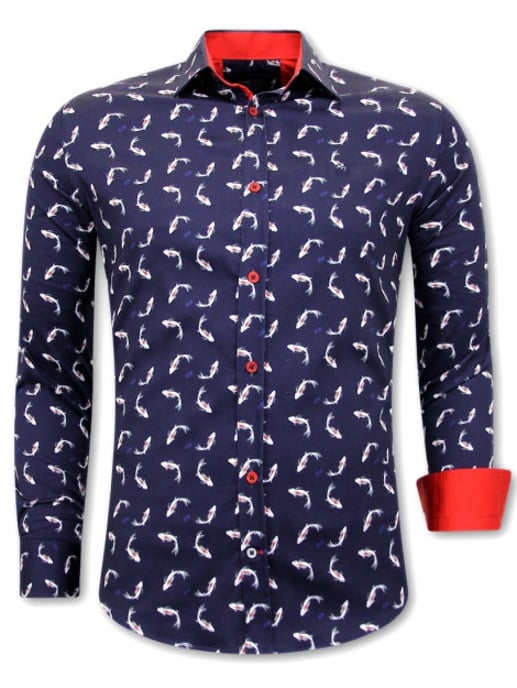 Tony Backer Met goudvis slim fit - Image 4