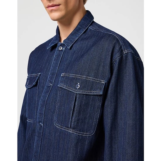 Wrangler Casey jones utility shirt indigo - Image 4