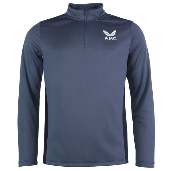 Castore AMC Core Mens Navy Midlayer Tennis Top - Image 1