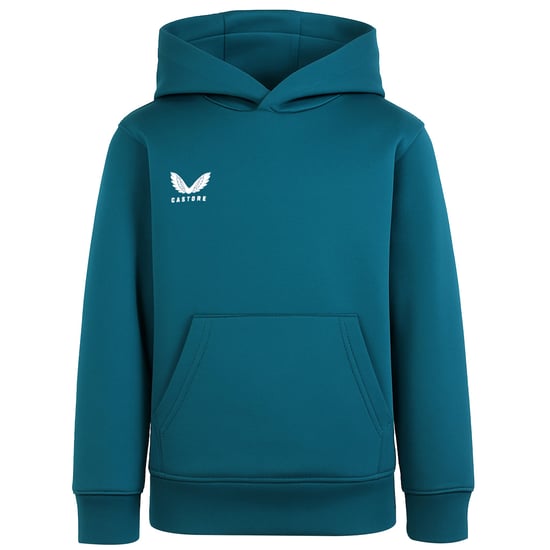 Castore Scuba Overhead Kids Teal Hoodie - Image 1