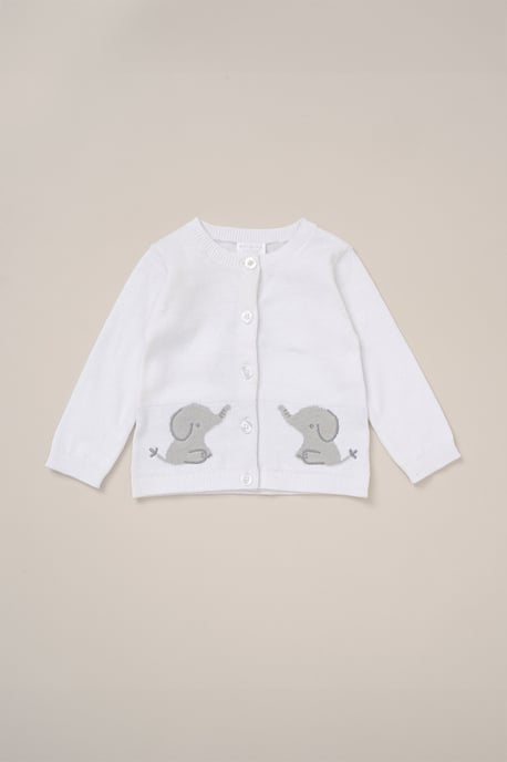 True Knit Elephant Cardigan And Trousers Outfit Set - Image 3