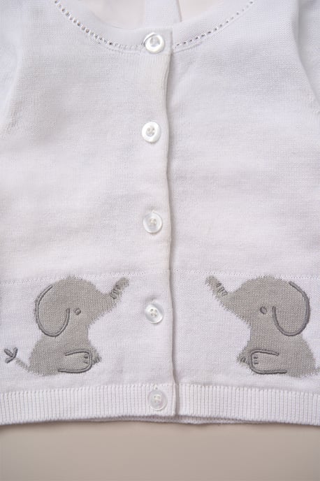 True Knit Elephant Cardigan And Trousers Outfit Set - Image 5