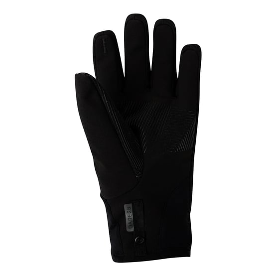 Dare 2B Uniseks Volwassen Endurance Pro Softshell Handschoenen (Zwart) - Image 2