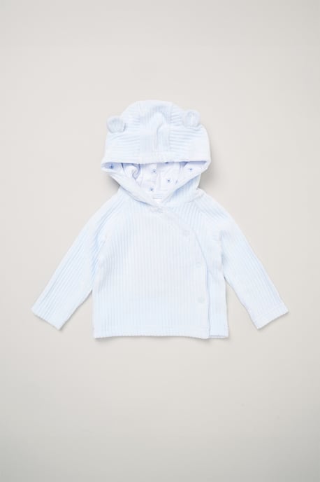 Baby Velour Jacket and Footed Trousers Set - Image 3