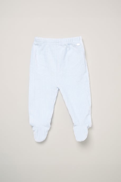 Baby Velour Jacket and Footed Trousers Set - Image 4