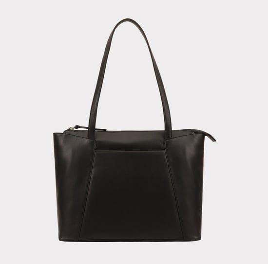 Catria Leather Shoulder Bag in Black - Image 1