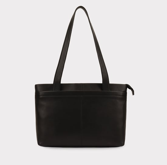 Kaija Leather Shoulder Bag in Black - Image 1