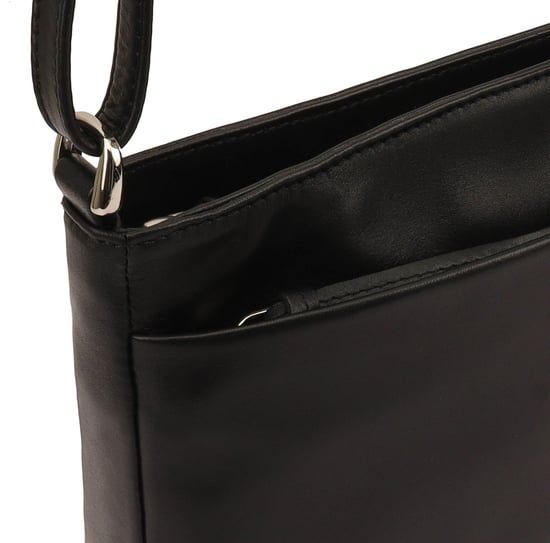 Tamarra Leather Cross Body Bag in Black - Image 3