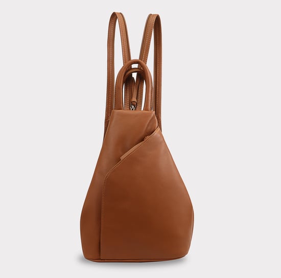 Zue Leather Backpack in Brown - Image 1