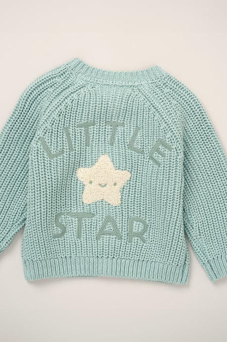 Cardigan with Embroidery Back Detail - Image 4