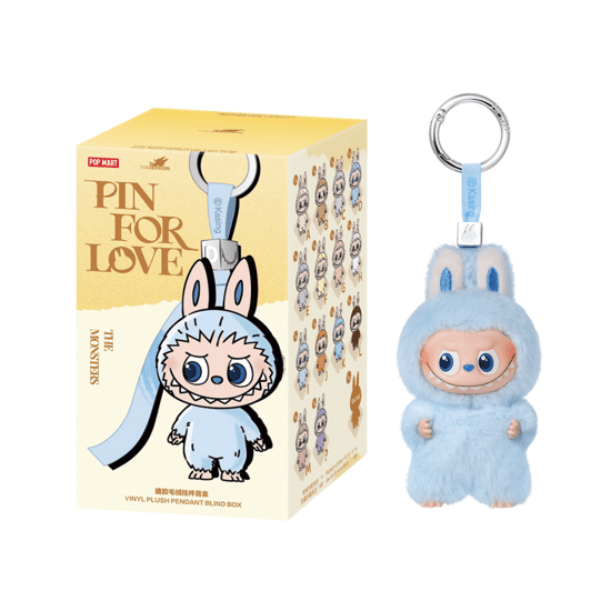 Labubu THE MONSTERS Pin For Love A-M Series - Vinyl Plush Pendant Blind Box - Image 1