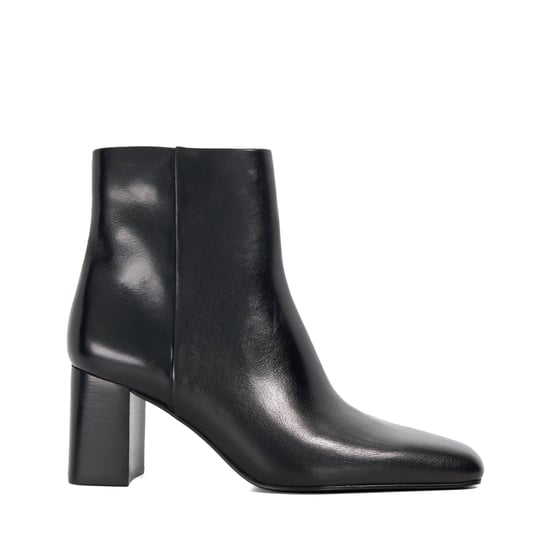 Dune Ladies Panamas - Leather Mid Height Block Heel Ankle Boots - Image 2