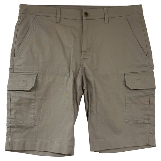 Loro Piana Straight-Leg Cargo Shorts in Beige Cotton - Image 1