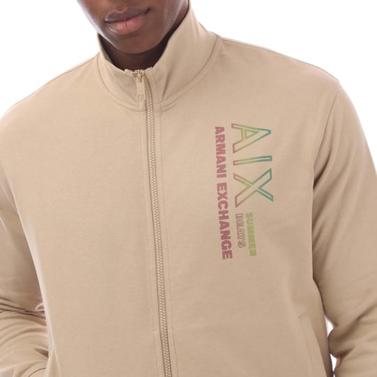 Armani Exchange Heren Zomer Beats Sweatshirt (Beige) - Image 3