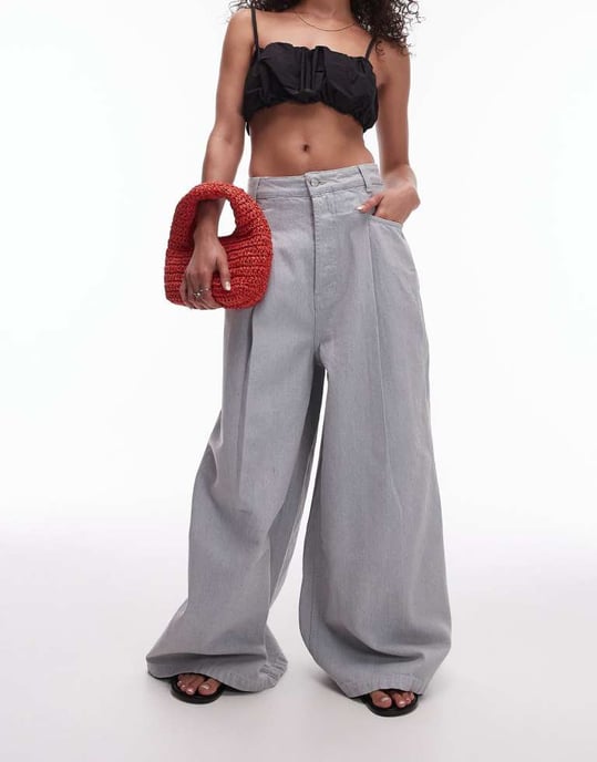 Topshop techy fabric bralet in black - Image 2