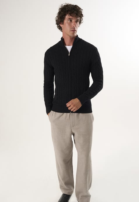 Cardigan Cable Knit Cardigan - Image 2