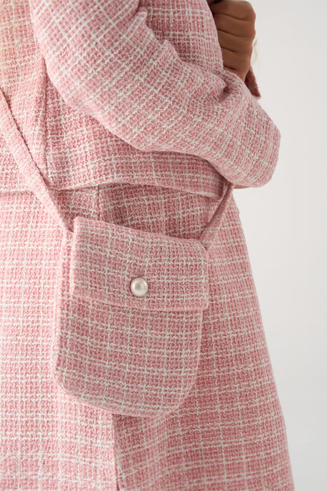 Tweed Check Jacket, Dress and Bag Set - Image 5