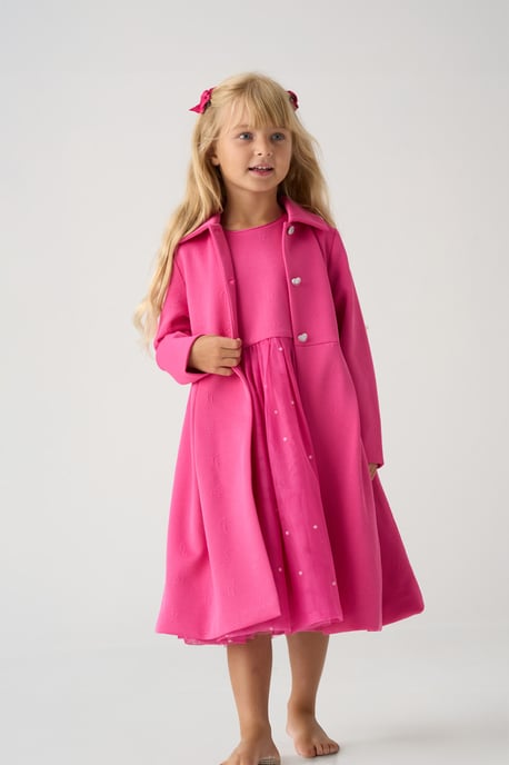 Jacquard Bows Jacket and Sequin Dress Set - Image 1