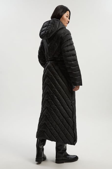 Petite Lightweight Packable Maxi Coat - Image 5