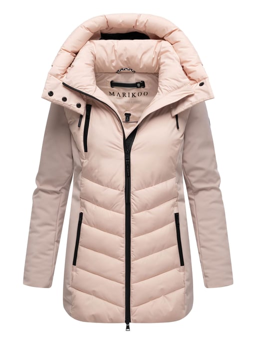 Marikoo dames winterjas Tivaa XVI met softshell & afneembare capuchon - Image 1