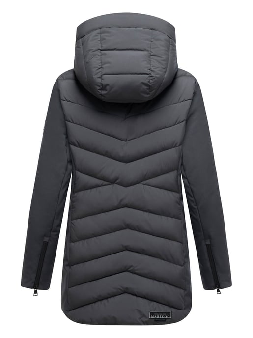 Marikoo dames winterjas Tivaa XVI met softshell & afneembare capuchon - Image 4