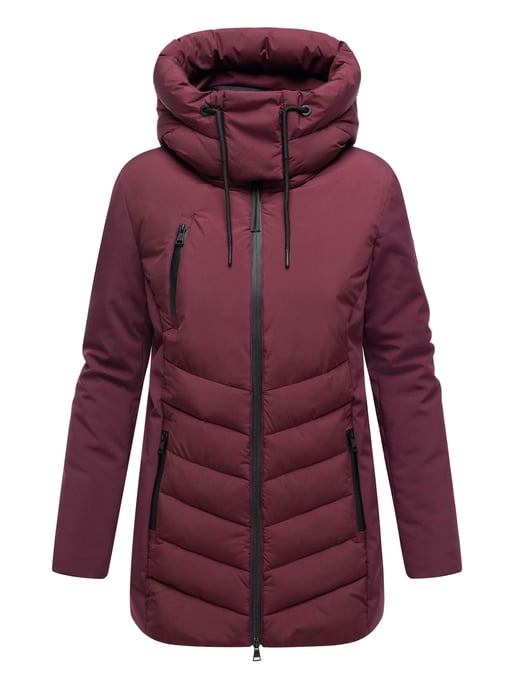 Marikoo dames winterjas Tivaa XVI met softshell & afneembare capuchon - Image 2