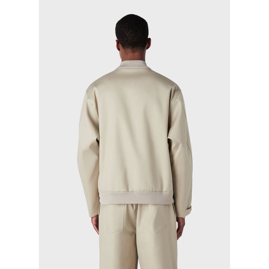 Men's Emporio Armani Bomber Jacket in Beige - Image 2