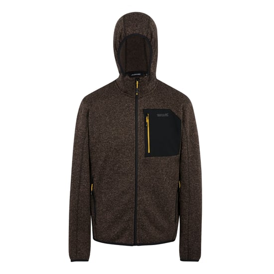 Regatta Heren Newhill Marl Full Zip Fleecejack (Moer Bruin) - Image 1