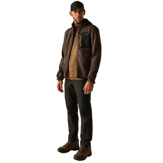Regatta Heren Newhill Marl Full Zip Fleecejack (Moer Bruin) - Image 5