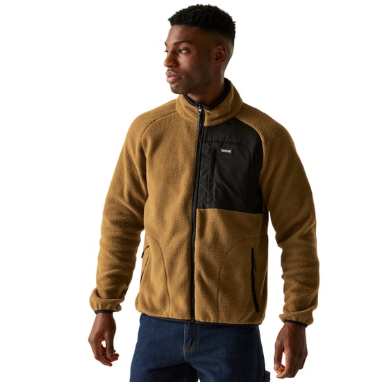 Regatta Heren Frankie Borg Fleece Jacket (Notenbruin) - Image 5