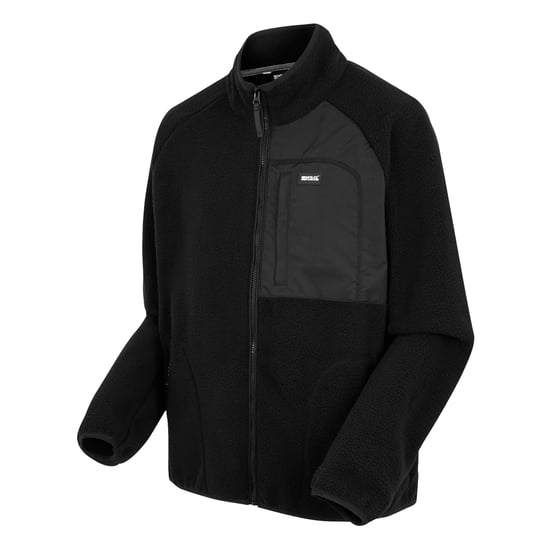 Regatta Heren Frankie Borg Fleece Jack (Zwart) - Image 3