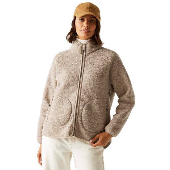 Regatta Dames Frankie Borg Volledige Rits Fleece Jack (Zacht Taupe) - Image 4