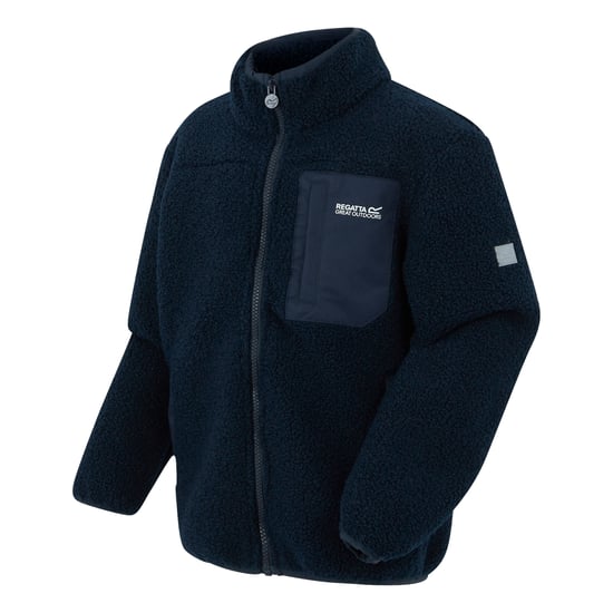 Regatta Kinder/Kids Frankie Full Zip Fleecejack (Marine) - Image 3